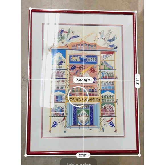 Raphael Abecassis "Daniel" Serigraph On Paper Signed & Numbered 81/350 - Picture 4 of 5